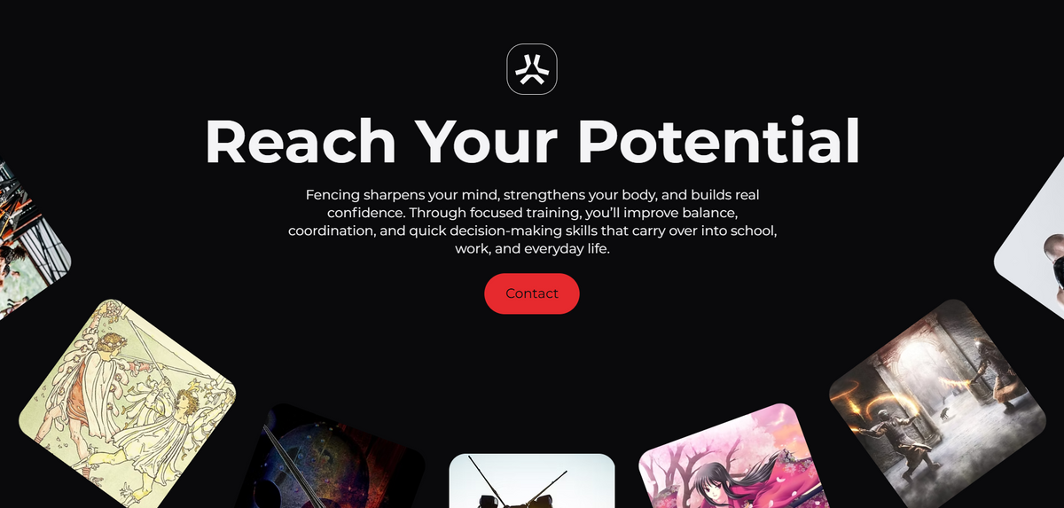 Swordmasters Fencing – Wix Website Template